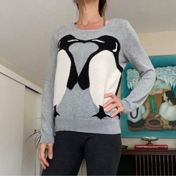 Anthropologie"Emperor Kiss"  Penguin Sweater [Small] - Picture 8 of 16